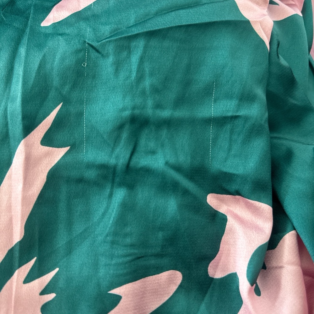 Petal & Pup Anabelle Halter Neck Midi Dress Green Pink - Picture 16 of 16